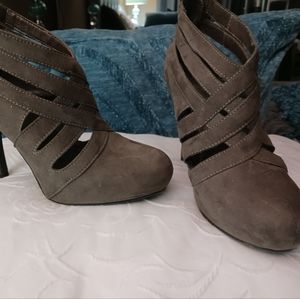 High heel booties